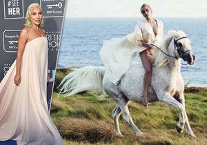 Lady Gaga se svou milovanou kobylkou Arabellou