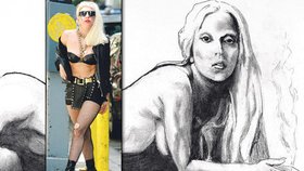 Portrét Lady GaGa byl vydražen za více než půl milionu