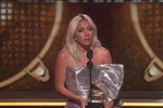 Lady Gaga převzala cenu Grammy
