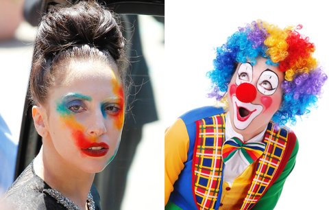 Lady Gaga se definitivně zbláznila: Vyrazila do ulic nalíčená jako klaun