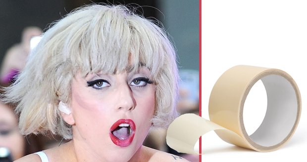 Lady Gaga zešílela: Zbavuje se vrásek izolepou!
