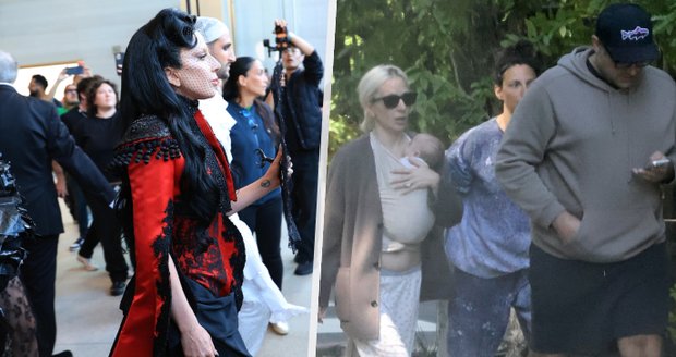 První fotky Lady Gaga s dítětem: Trnitá cesta k miminku!