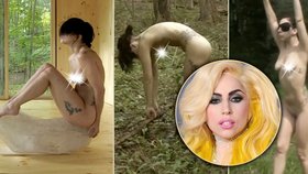 Lady Gaga (27) na videu pro Marinu Abramovic zcela nahá předvádí cviky, díky kterým si má člověk lépe uvědomit podstatu svého těla a duše.