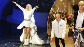 Na Lady Gaga přišla třeba Kateřina Neumannová s dcerou Luckou
