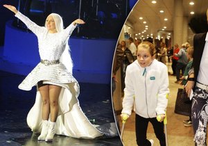 Na Lady Gaga přišla třeba Kateřina Neumannová s dcerou Luckou