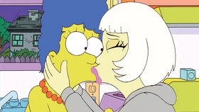 Lady Gaga políbila Marge Simpsonovou