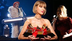 Taylor Swift má Grammy za album 1989. Lidé zuří kvůli vystoupení Adele