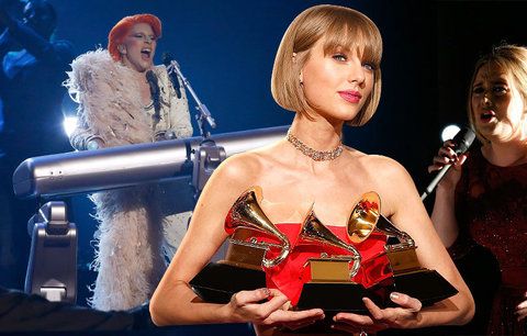 Taylor Swift má Grammy za album 1989. Lidé zuří kvůli vystoupení Adele