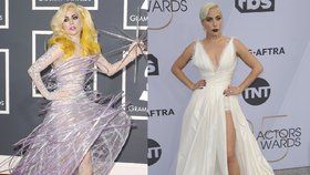 Na obou fotkách je jedna žena. Lady Gaga svůj styl opravdu hodně změnila.