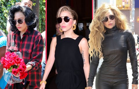 Lady Gaga mění barvy jako chameleon: Každý den má jiný účes!