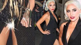 Zpěvačku Lady Gaga zradily šaty, ukázala více, než by chtěla