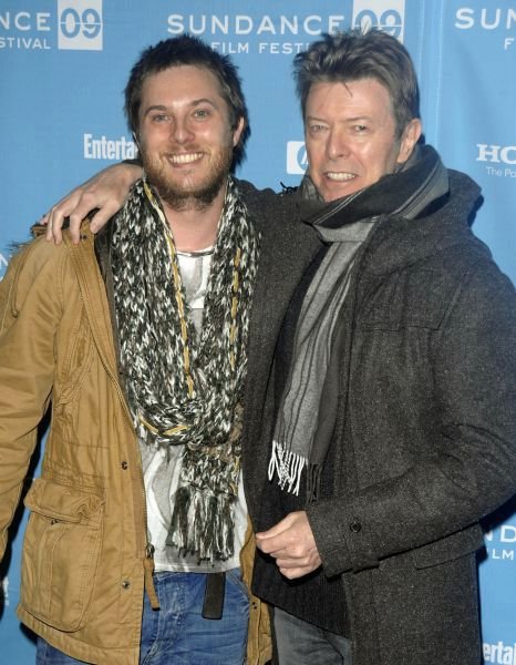 David Bowie se synem Duncanem.