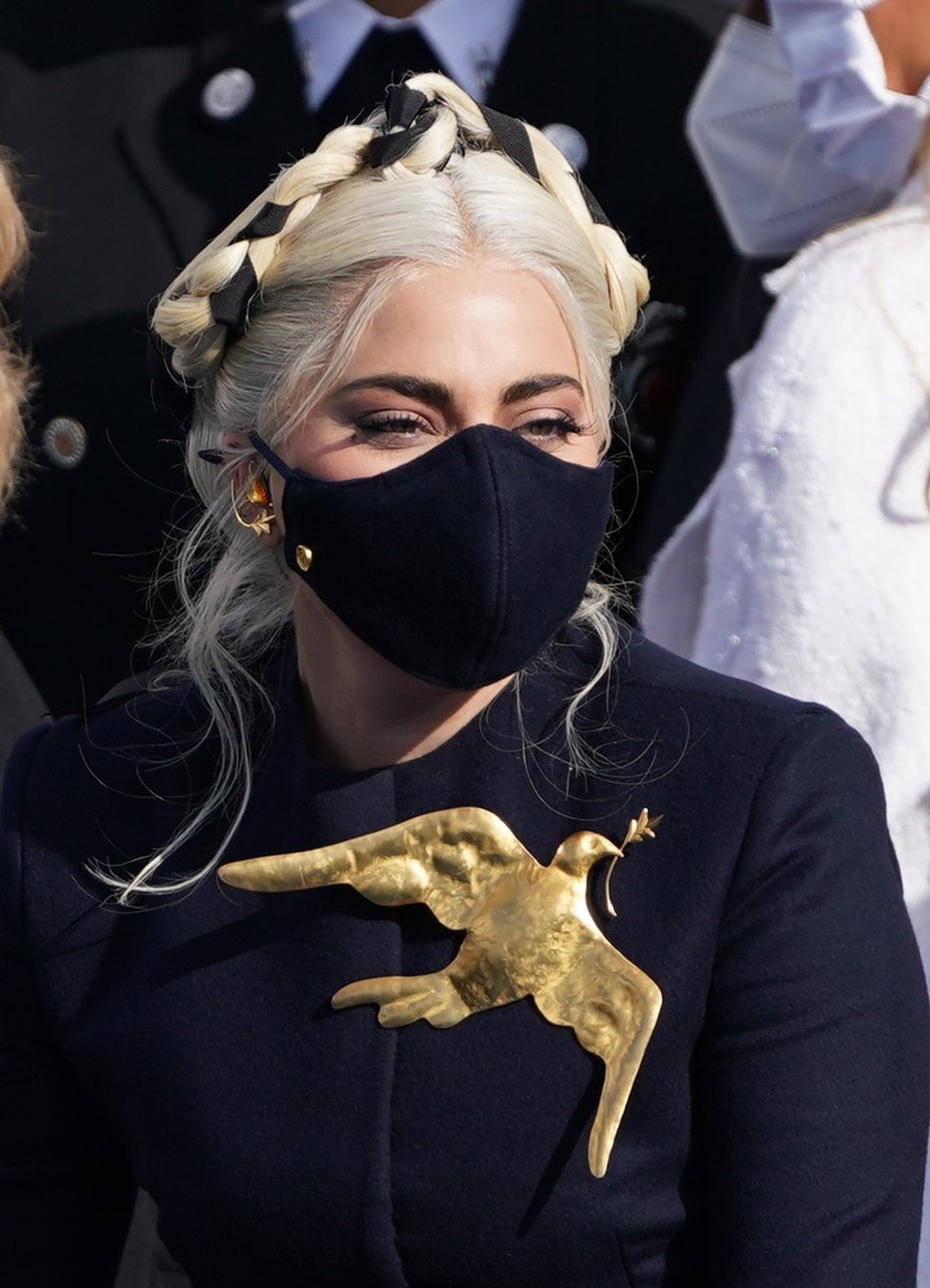 Zpěvačka Lady Gaga na inauguraci Joea Bidena