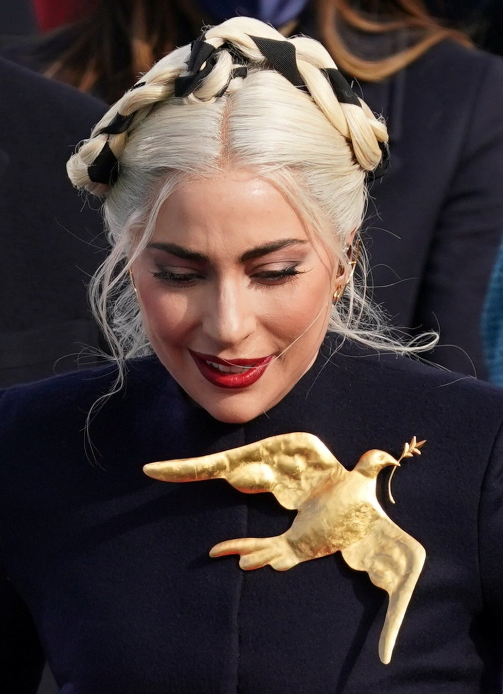 Zpěvačka Lady Gaga na inauguraci Joea Bidena