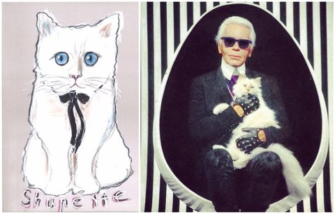 Tomu neuvěříte: Kočka Karla Lagerfelda bude mít vlastní make-up