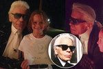 Karl Lagerfeld si malého Hudsona velmi oblíbil.