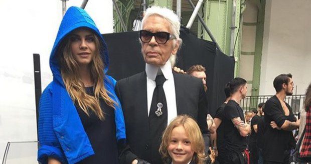 Karl Lagerfeld a Hudson byli velcí přátelé.