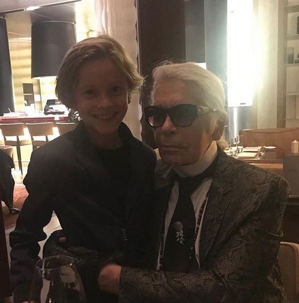 Karl Lagerfeld a Hudson byli velcí přátelé.