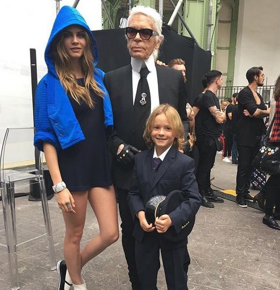 Karl Lagerfeld a Hudson byli velcí přátelé.