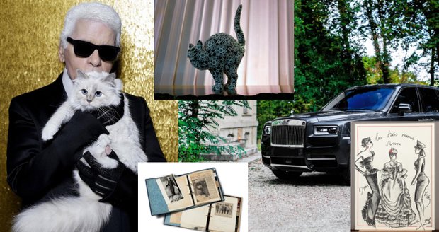 Poznávacím znamením dvorního návrháře Chanelu bylo jeho tmavé sako s límečkem, sluneční brýle a rukavice bez prstů. I ty se prodaly – 5 párů za více než 580 tisíc korun!