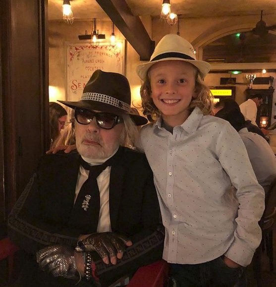 Karl Lagerfeld a Hudson byli velcí přátelé.