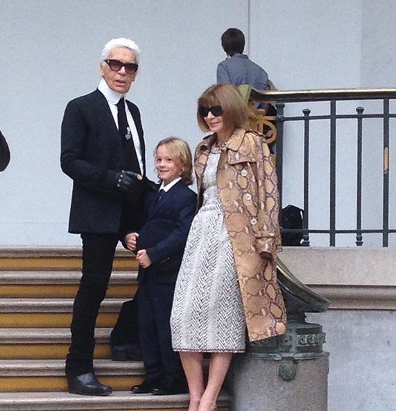 Karl Lagerfeld a Hudson byli velcí přátelé.