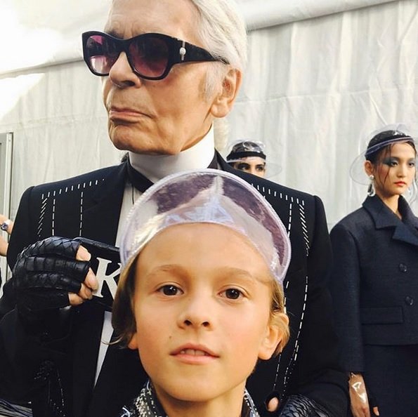 Karl Lagerfeld a Hudson byli velcí přátelé.