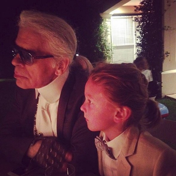 Karl Lagerfeld a Hudson byli velcí přátelé.