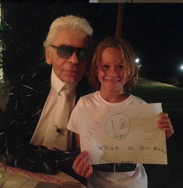 Karl Lagerfeld a Hudson byli velcí přátelé.