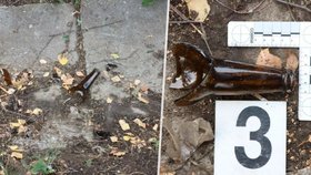 Agresor napadl muže v Olomouci lahvemi od piva.