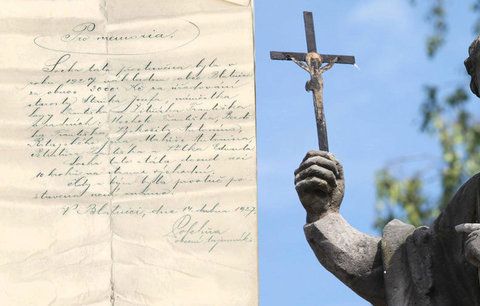 Překvapení v Blatnici: Svatý František hlídal 90 let tajný dopis v lahvi