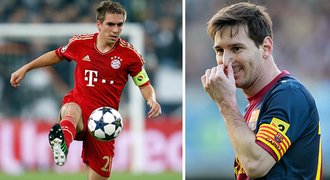 Bez Messiho jste slabší, vzkazuje Barceloně kapitán Bayernu Lahm