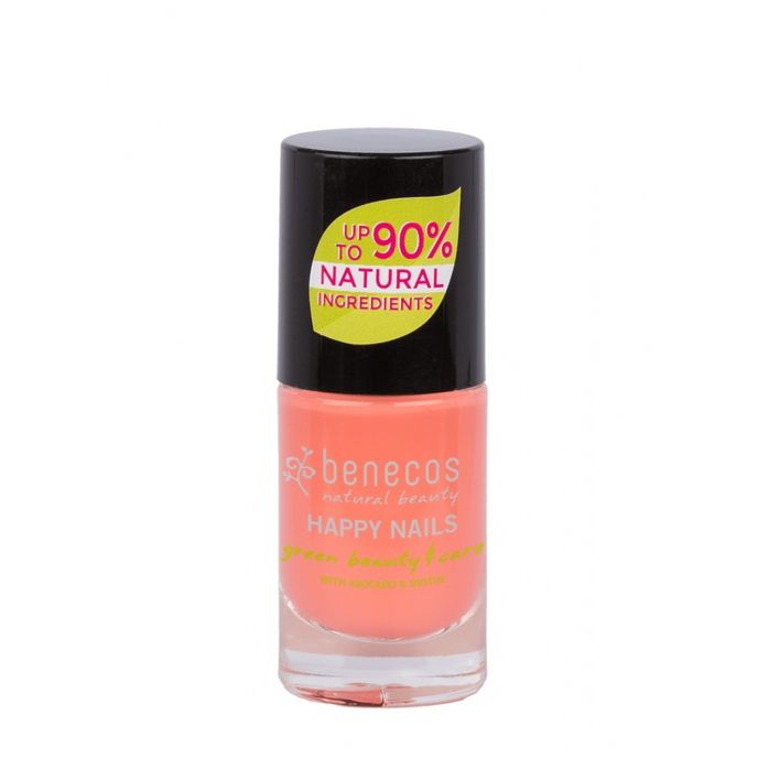 Lak na nehty Happy Nails, odstín peach sorbet 8, Benecos, milujubio.cz, 99 Kč/5 ml