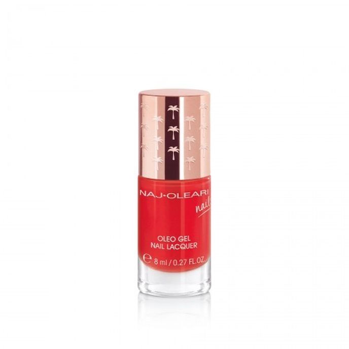 Lak na nehty s gelovým efektem, Oleo Gel Nail Lacquer, odstín Poppy red, Naj -Oleari, prodává fann.cz, 219 Kč