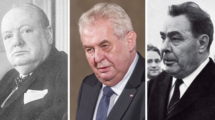 Slavné laloky: Winston Churchill, Miloš Zeman, Leonid Brežněv