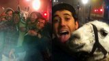 Divoký Halloween: Opilci jezdili v tramvaji s lamou z cirkusu