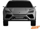 Lamborghini Urus na patentových nákresech
