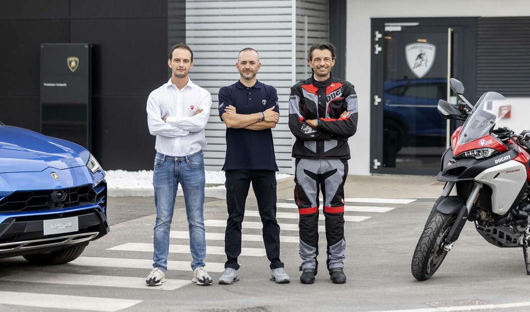 Lamborghini a Ducati inovují bezpečnost. Vylepšují komunikaci mezi auty a motorkami