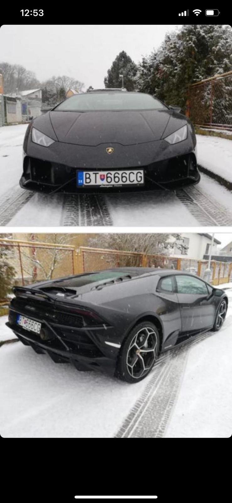 Muž jménem Jakub Gurtler si vypůjčil Lamborghini Huracan EVO a další dvě luxusní fára. Po &#34;lambu&#34; se stále pátrá