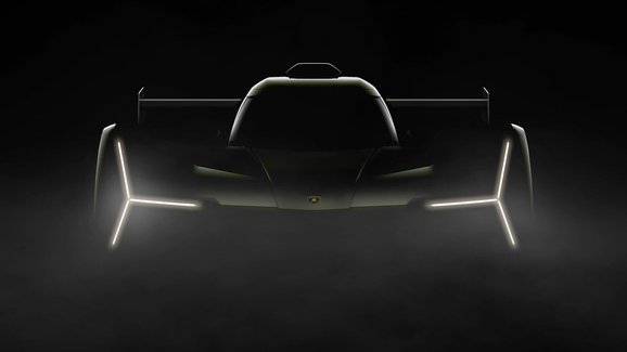 Lamborghini ukázalo první obrázek závodního speciálu LMDh. Bude mít hybrid s osmiválcem