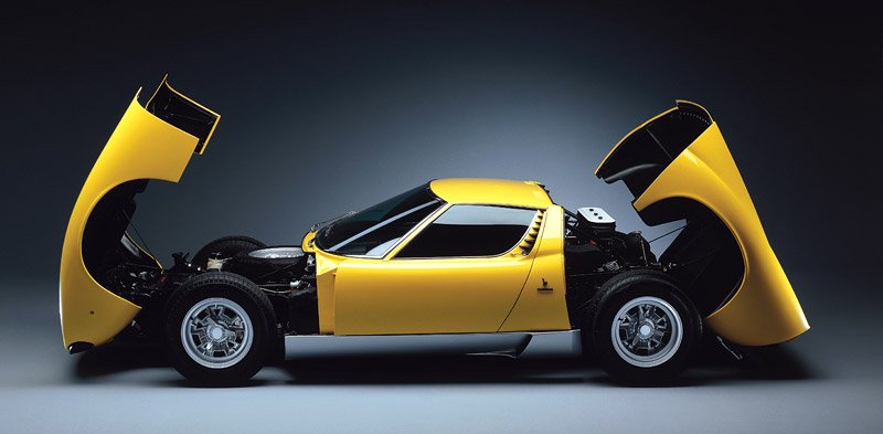 Historie Lamborghini ve fotografii