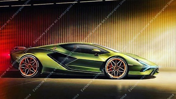 Nové Lamborghini Sian uniklo na veřejnost, první hybridní Lambo nabídne V12 a 800 koní