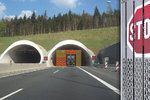 Vizualizace lamelové uzávěry u dálničního tunelu Valík.