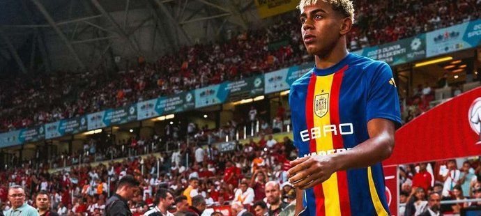 Hvězdný teenager hrající za Barcelonu