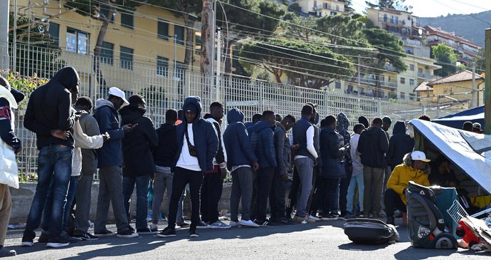 Crisi migratoria sull’isola di Lampedusa, Italia