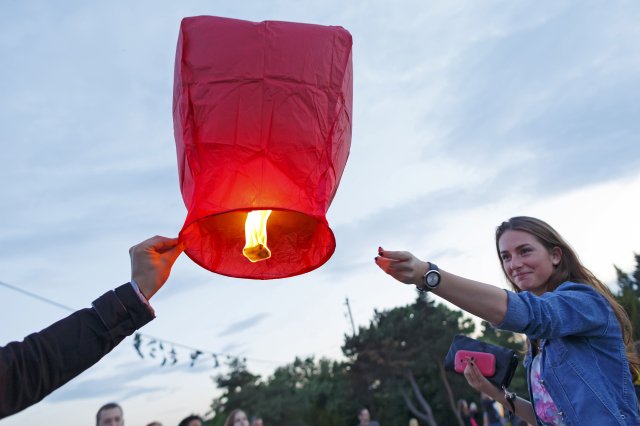 Lampion štěstí.