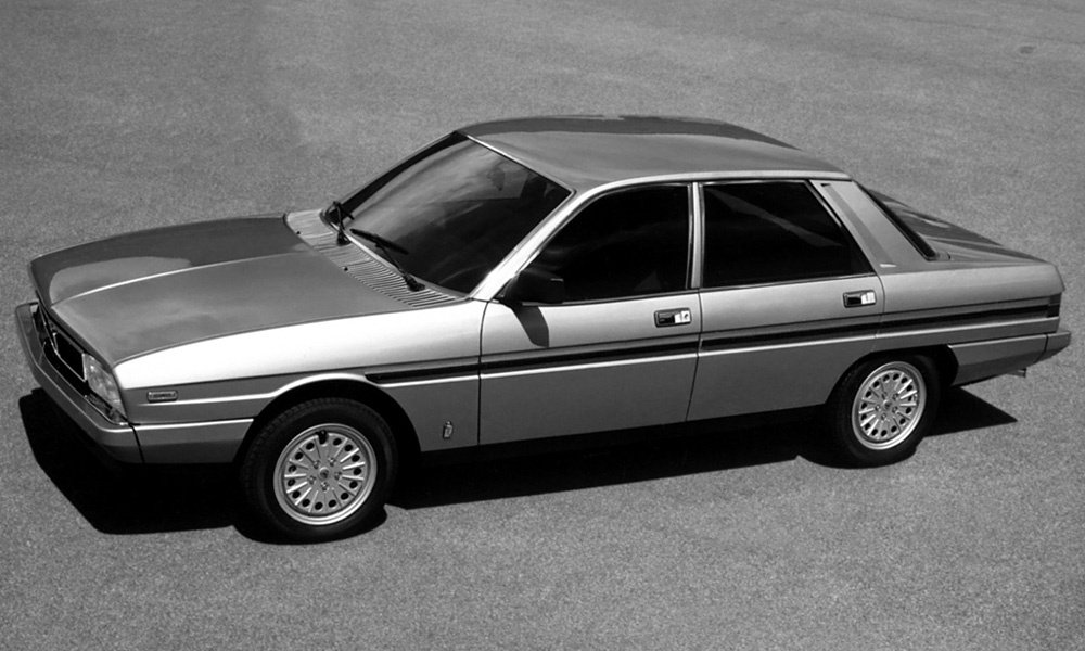 Návštěvníci pařížského autosalonu v roce 1980 mohli obdivovat studii sedanu Pininfarina Gamma Scala, vycházejícího z kupé Gamma.