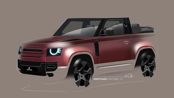 Land Rover Defender vznikne jako kabriolet. Nepostaví ho ale sama automobilka