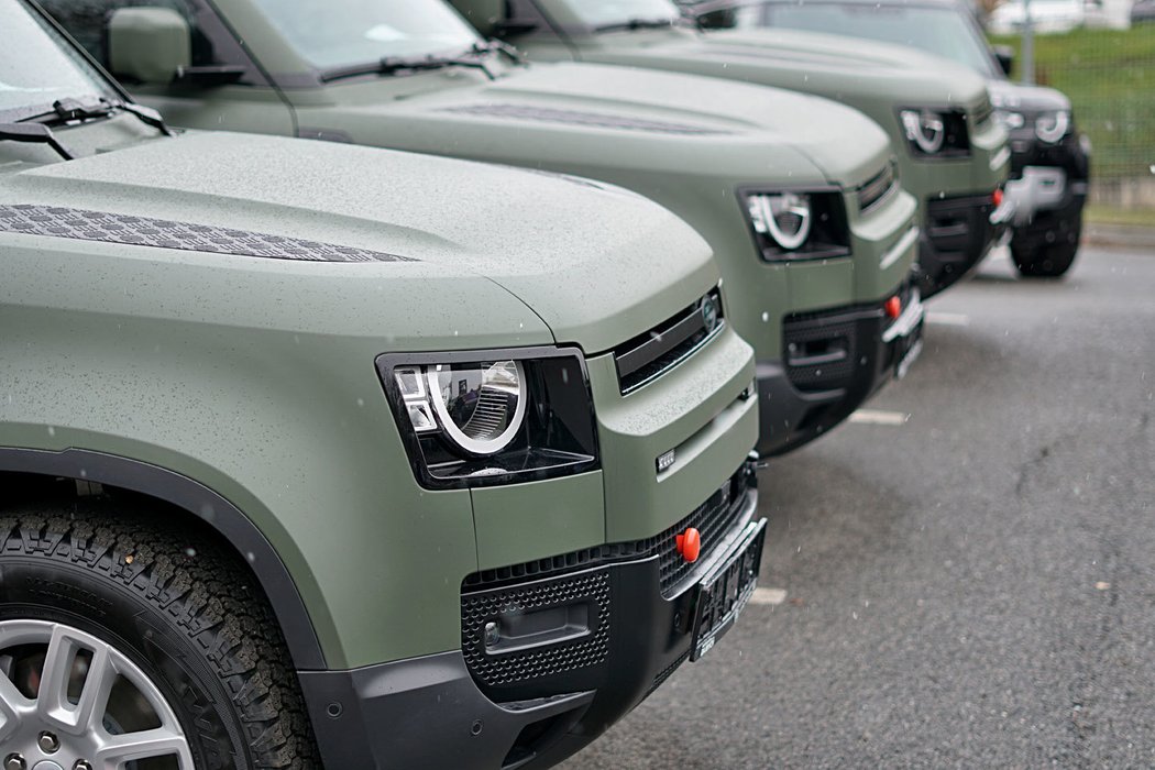 Policejní Land Rover Defender