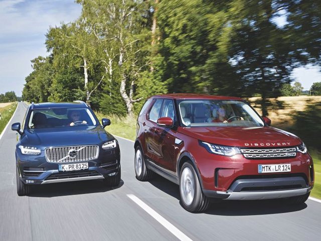 Land Rover Discovery vs. Volvo XC90